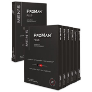 Natural Pharmaceuticals ProMan® Plus Roczny zapas oraz blister suplementu diety ProMan® Plus.